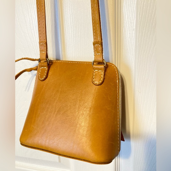 Portland Leather Petite Luna Crossbody Bag- Sunflower - Picture 3 of 8